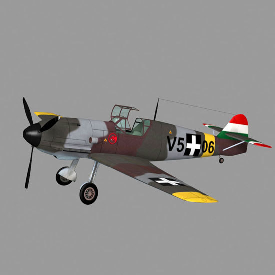 3d model of bf109 prop