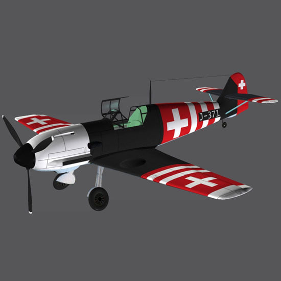 3d model of bf109 prop