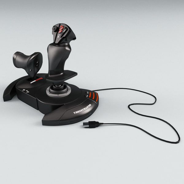 joystick thrustmaster t-flight 3d model