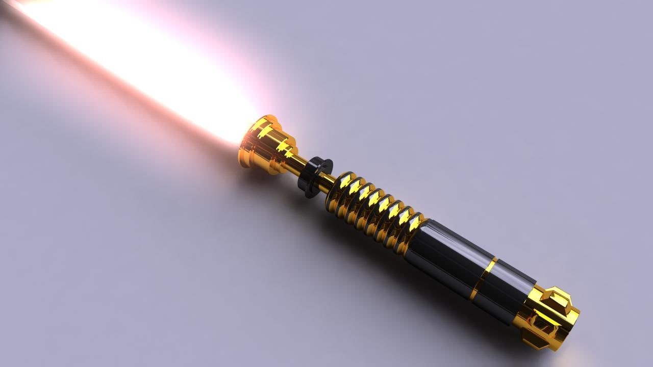 3d model of lightsaber