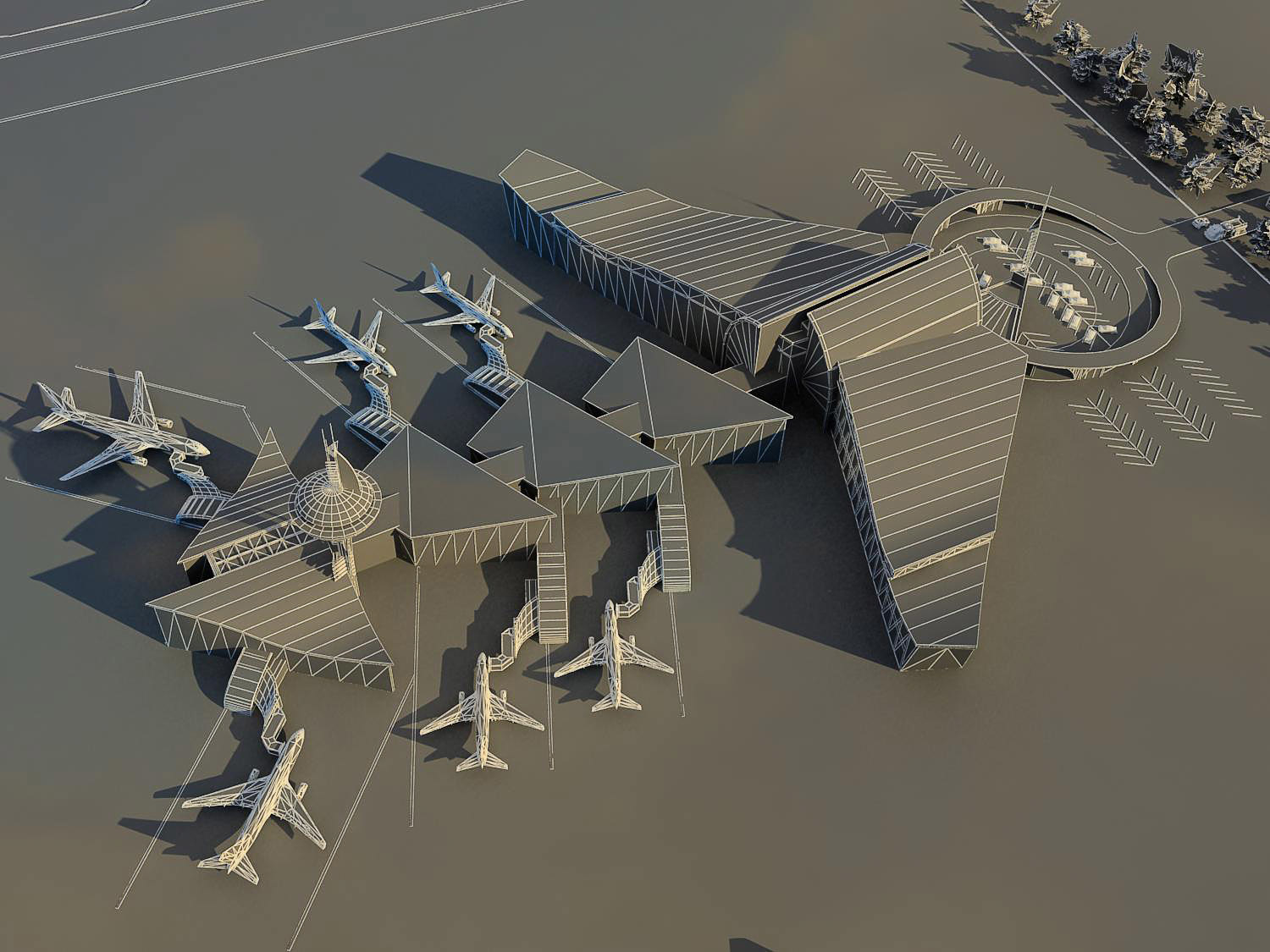 3d model airport