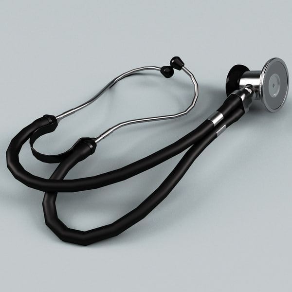 3d model stethoscope modelled