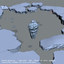 3d model iceberg mountain ice