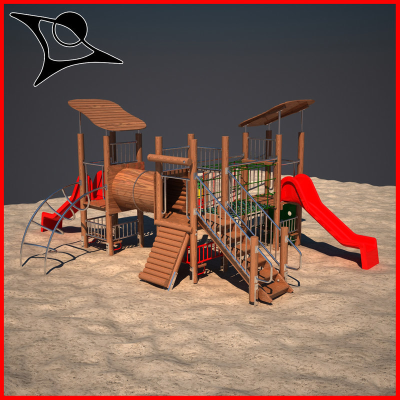 children playground 3d model