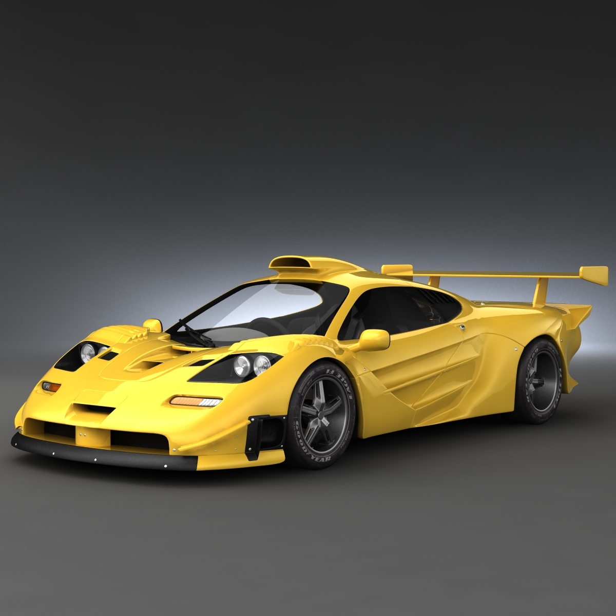 3ds max mclaren f1 gtr