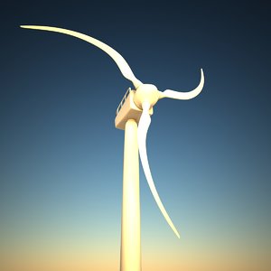 wind turbine 3d max