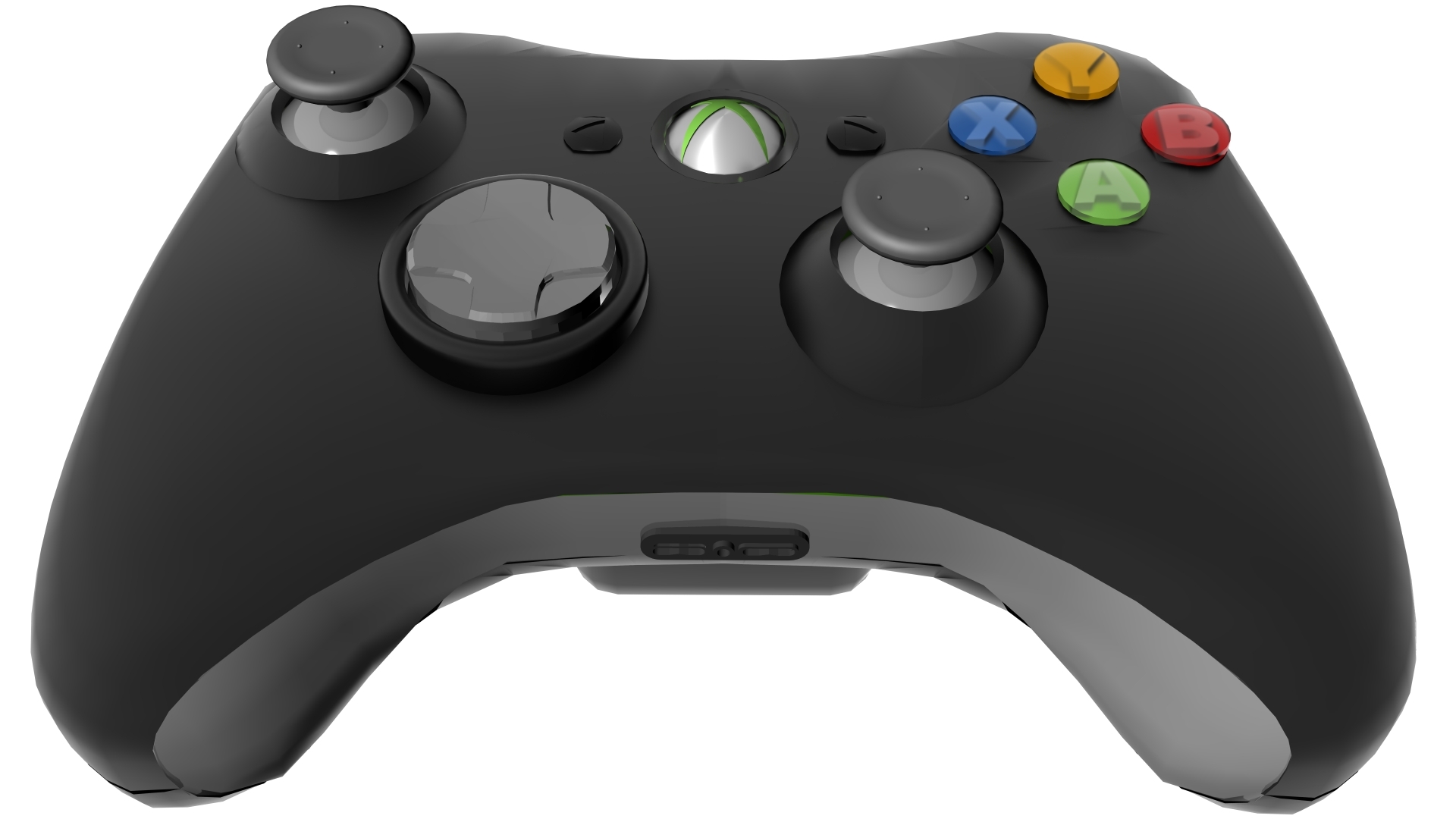 3d xbox 360 controller model