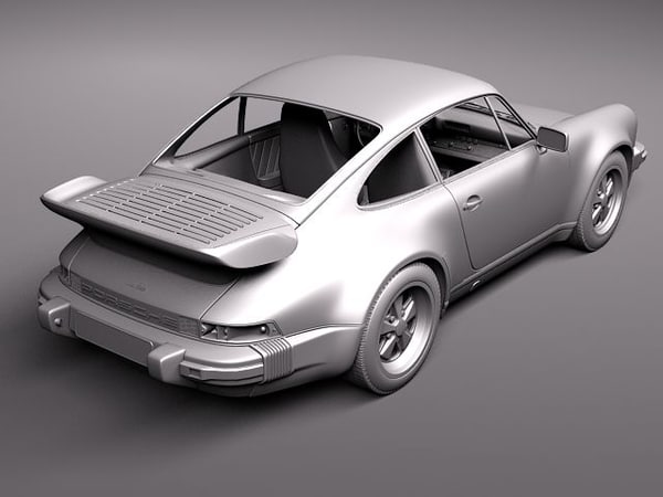 porsche 911 930 turbo 3d model