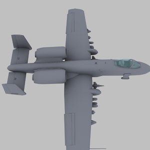 max a-10 thunderbolt aircraft