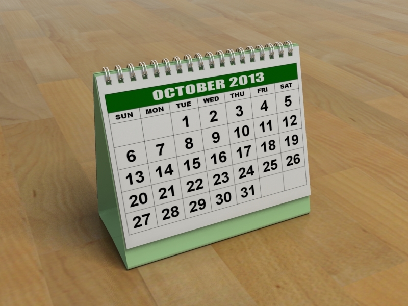 3d model desk calendar