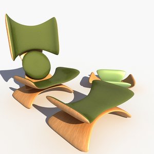 concept chair dreaming butterfly 3d 3ds