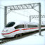 max speed train - ice