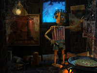 3d pinocchio scene model