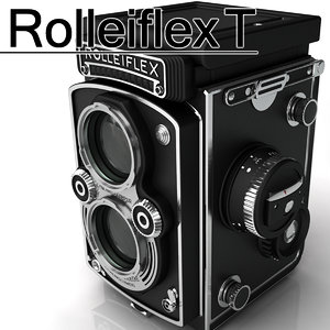 rolleiflex camera 3d model