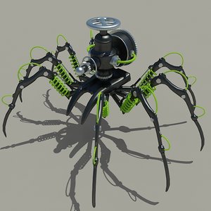 3d robot spider
