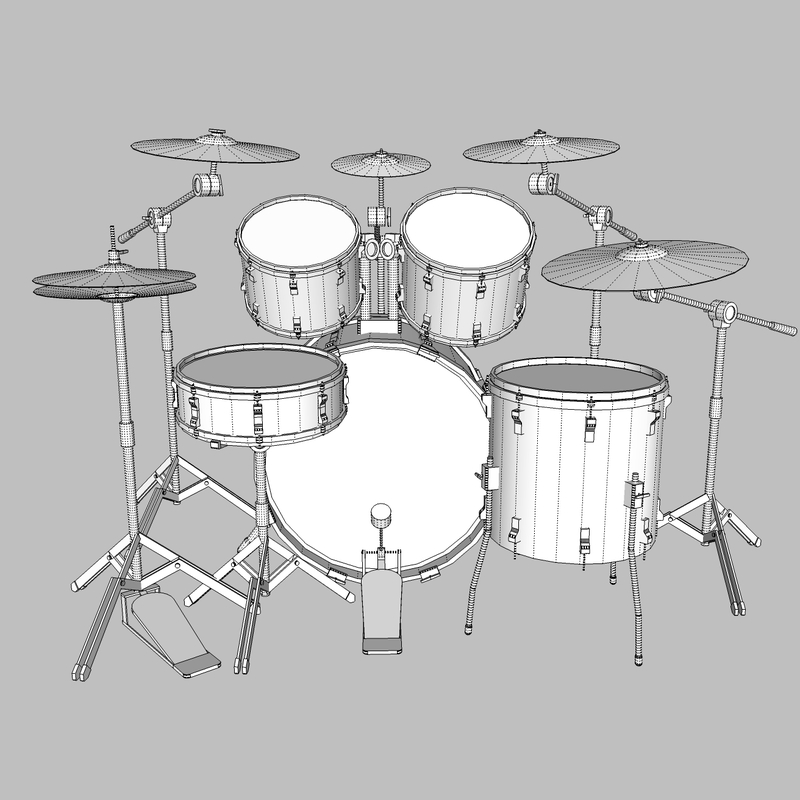 3d drums percussion