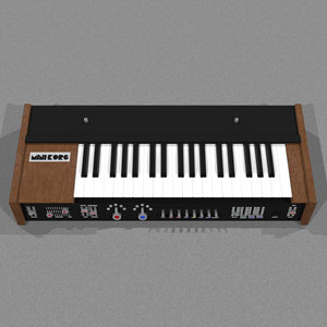 3d model synth synthesizer korg