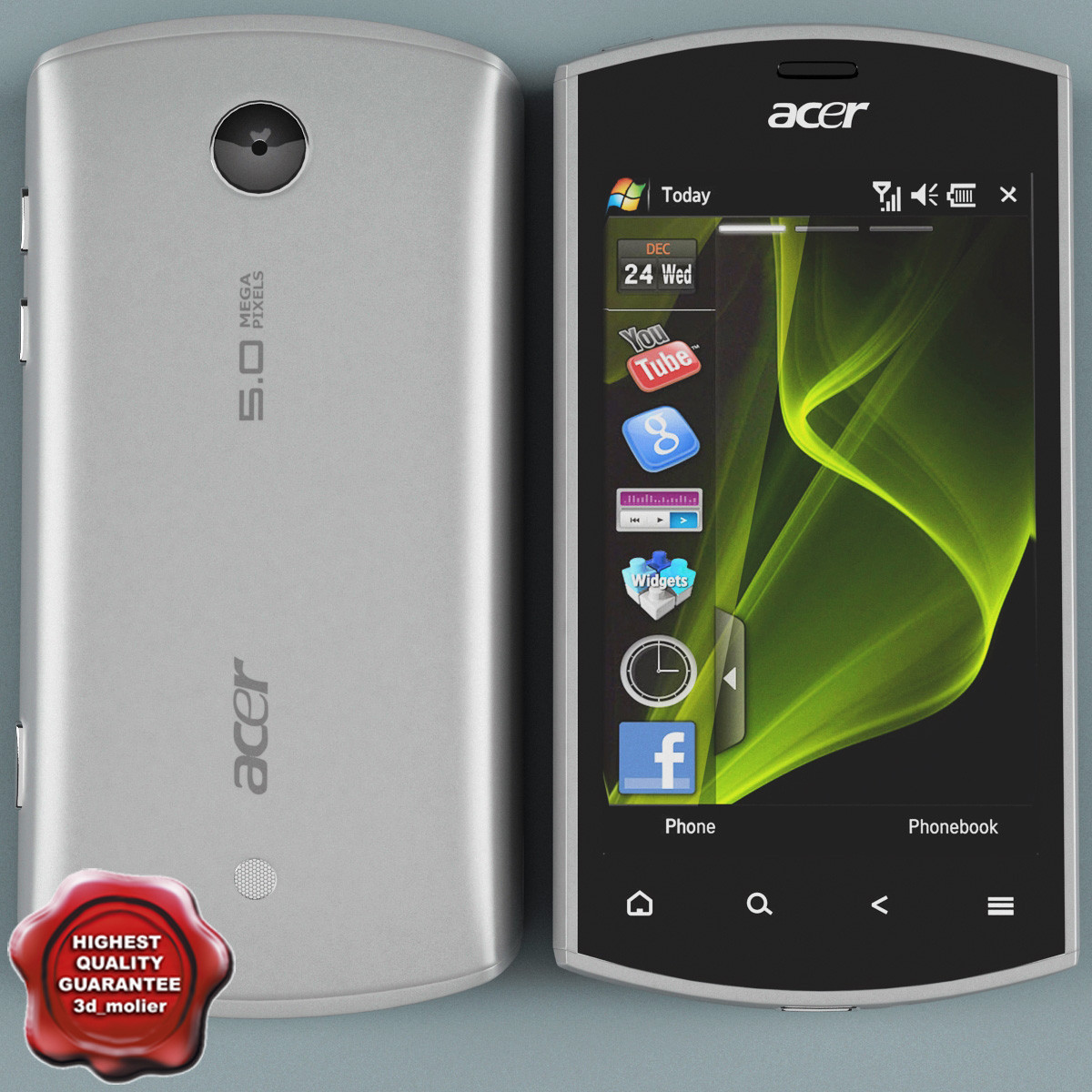 Acer liquid mini не работает bar