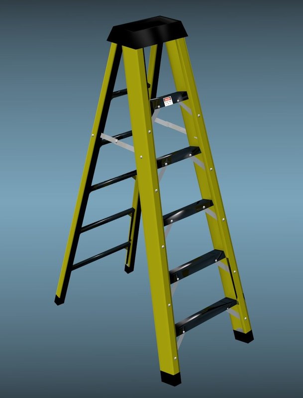 3d model ladder