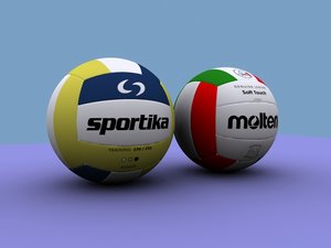 3d model volleyball