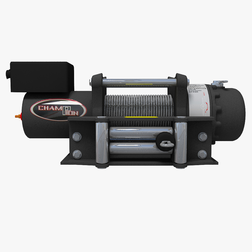 winch 3d model