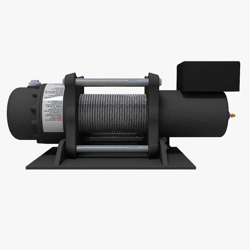 winch 3d model