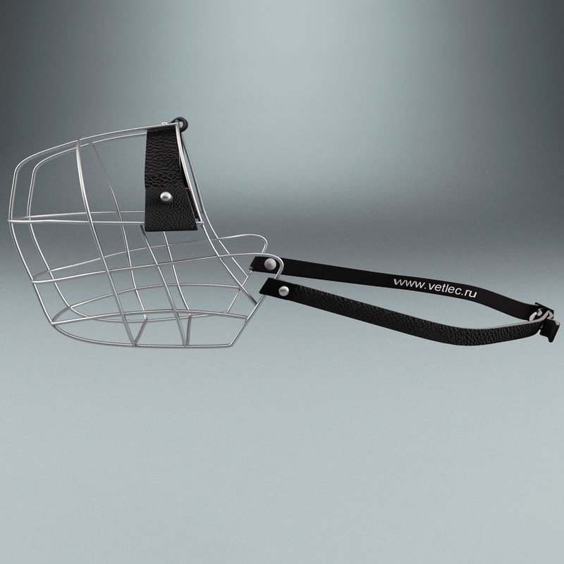 dog muzzle v3 3d model