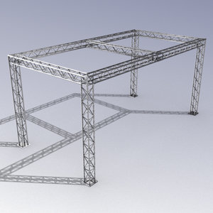 3d truss model