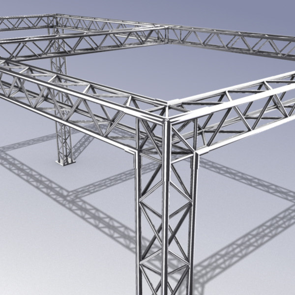 3d truss model