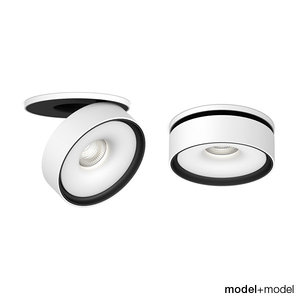 3d you-turn spotlight lights model