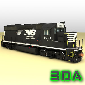 max emd gp40-2 railroad engines