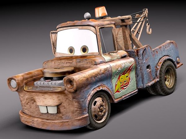 3d tow mater car model