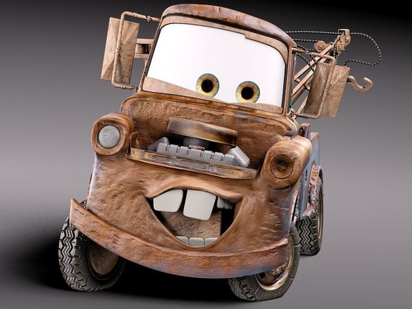 3d tow mater car model