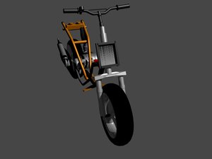 3d scooter moto vehicle