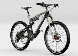 salcano mountain bicycle 3d max