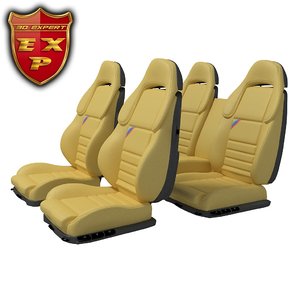 3d model car seat set