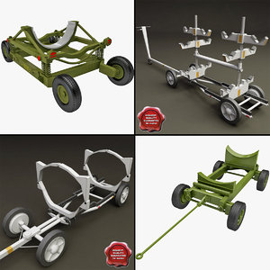 3d model of bomb carts 3