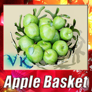 fruit basket green apple max