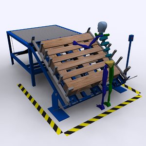 machine pallet 3d model