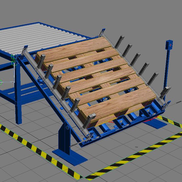 machine pallet 3d model