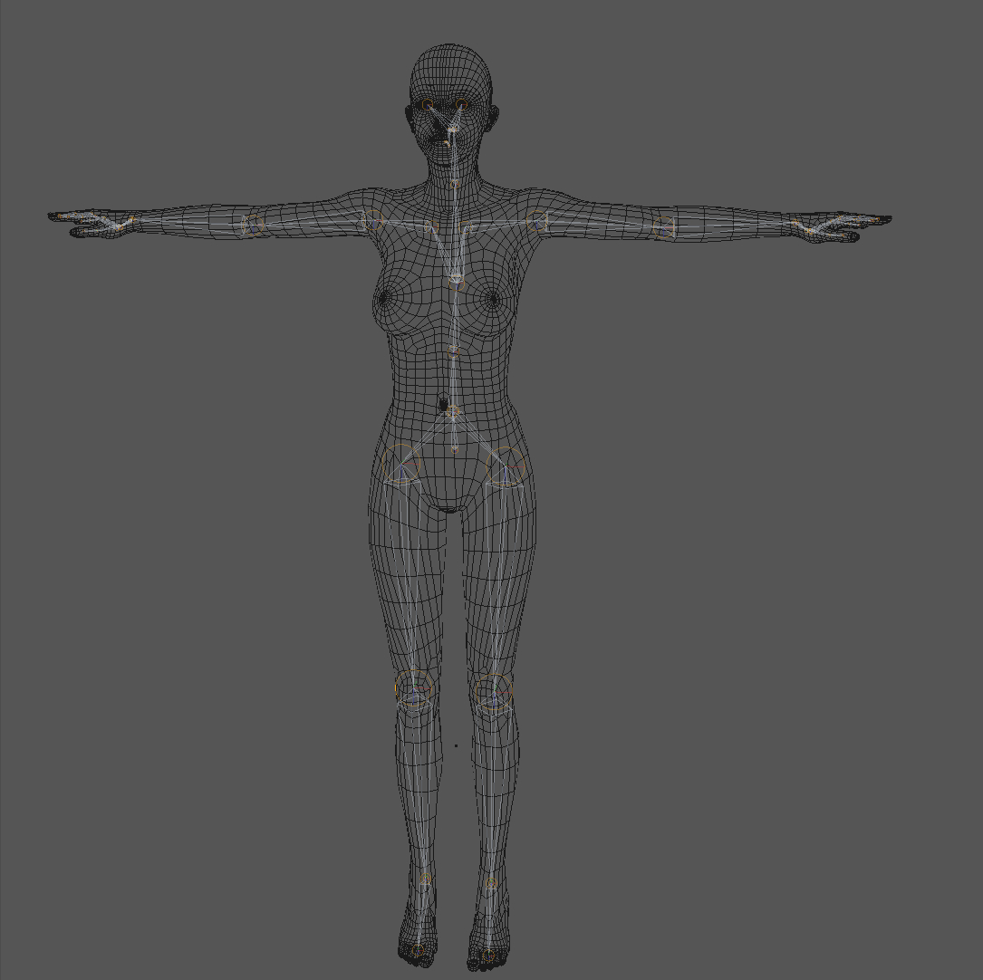 female character 3d c4d