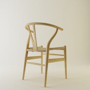 3d wishbone chair