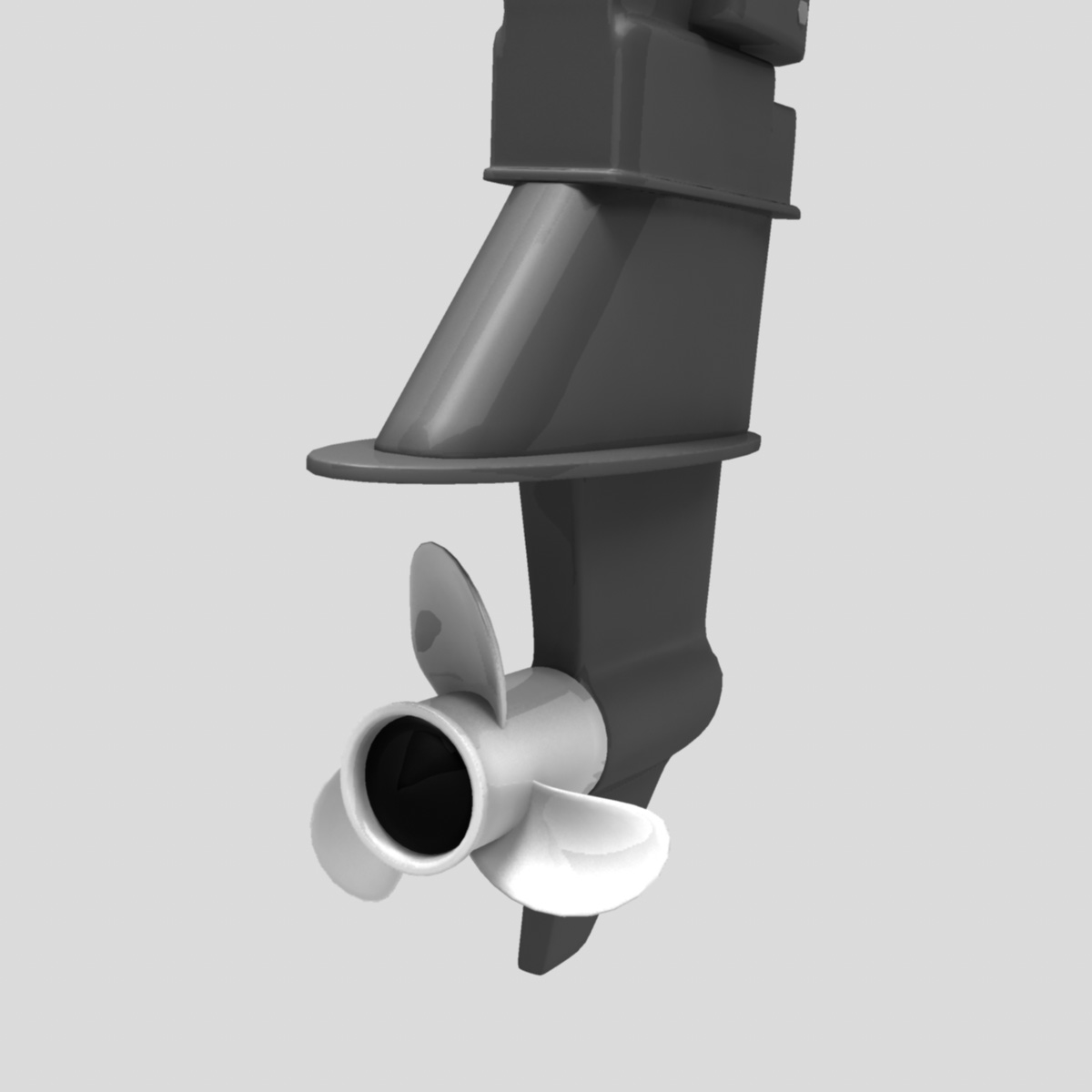 outboard motor 3d model