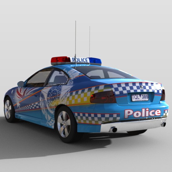 police car 3ds