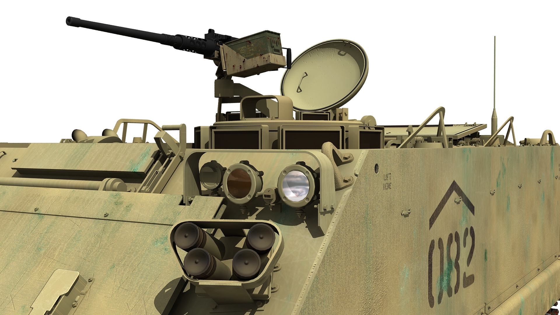 modelo 3d Versión del desierto M113A3 - TurboSquid 616477