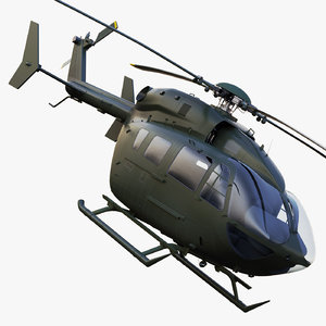 3d max uh-72a lakota u helicopters