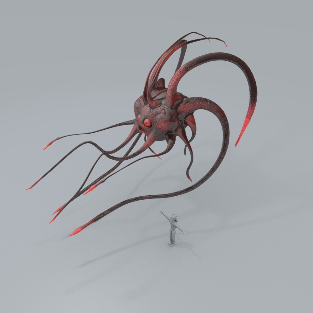 creature 3d model