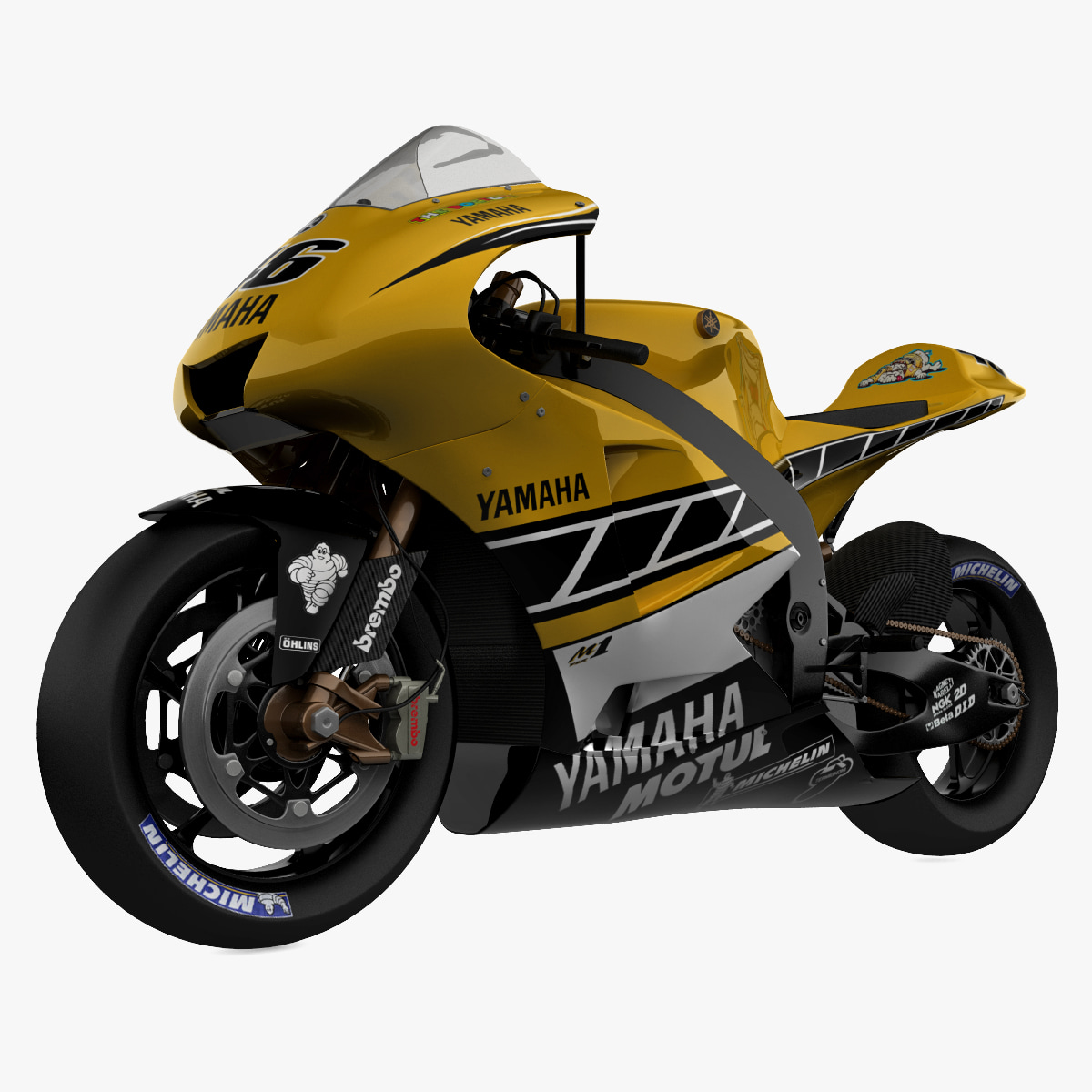 3d Yamaha Yzr M1 Model