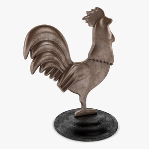 3d model chicken sculpture