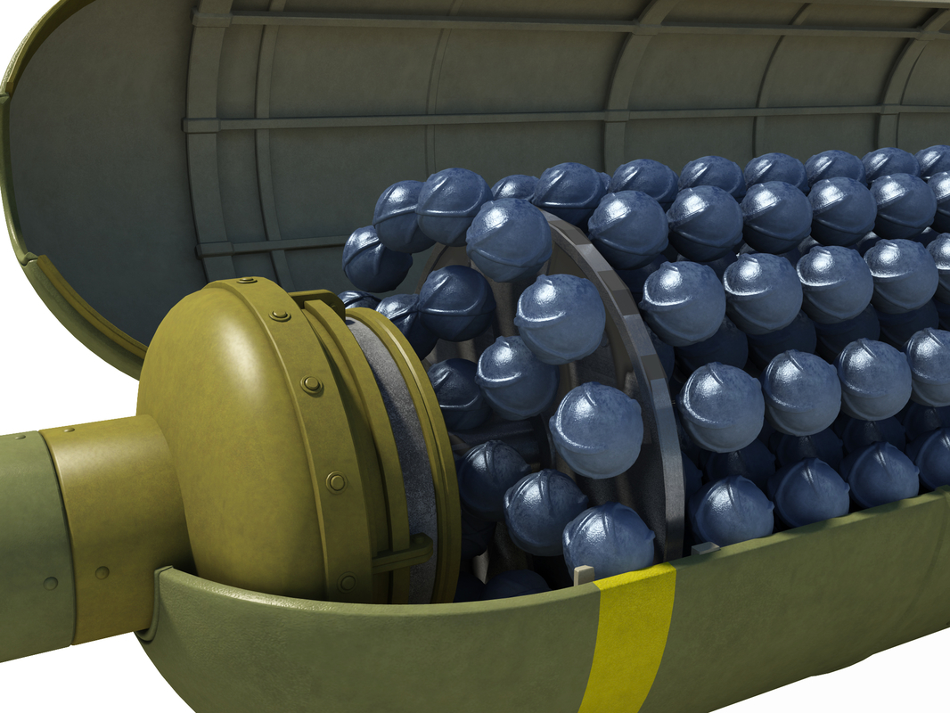 cluster bomb 3d max